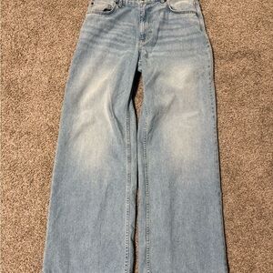 BDG Light Blue Wide-Leg Jeans